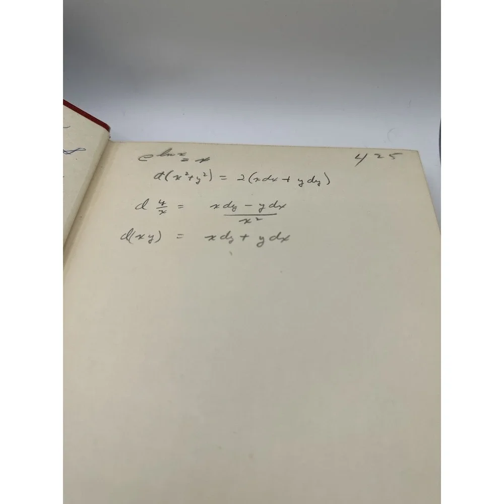 Elementary Differential Equations Lyman‎ M. Kells Fourth Edition 1954 Math Book